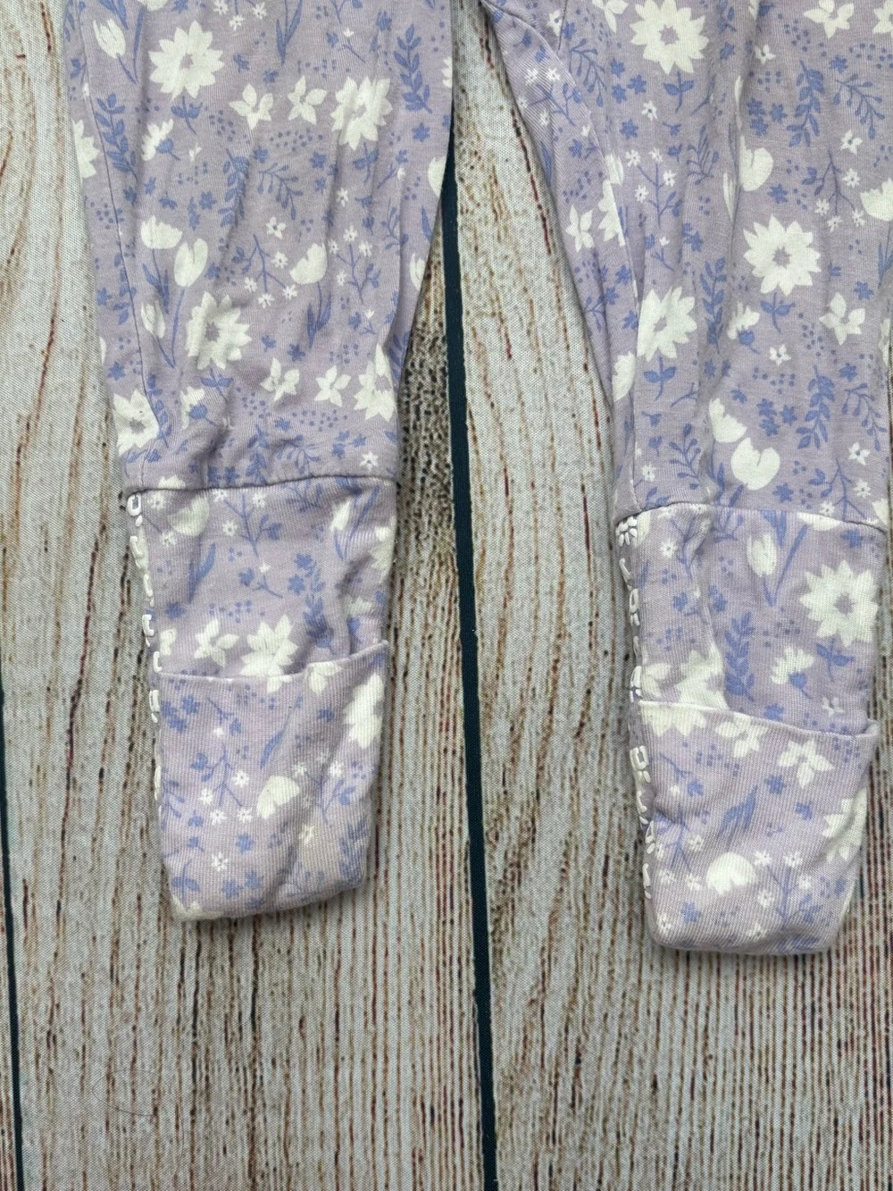 Magnetic Me Lavender Floral One-Piece Romper